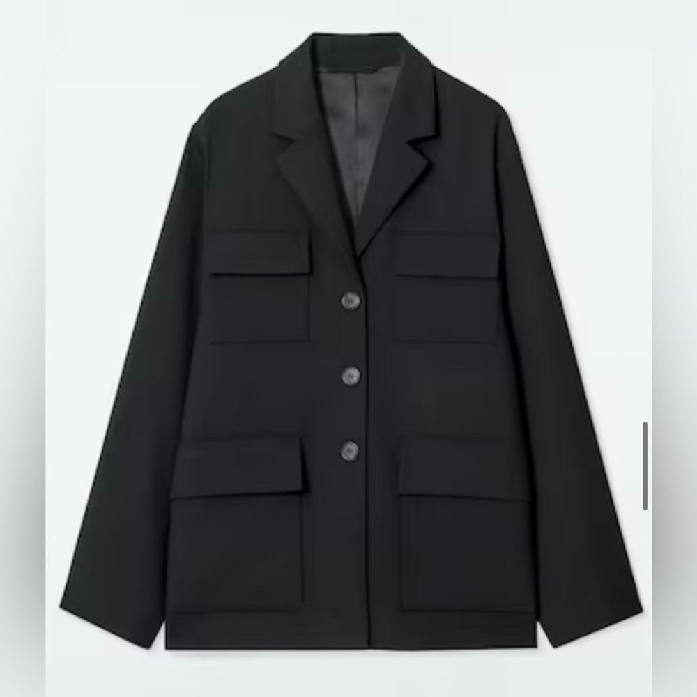 COS Utility Blazer Black 06 - Picture 2 of 7